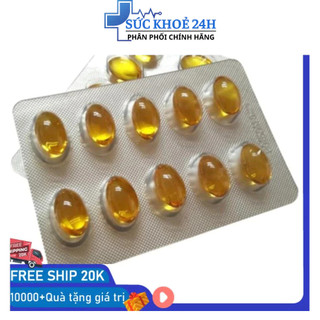 vitamin e 1 vỉ 10 viên(combo 10 hộp)