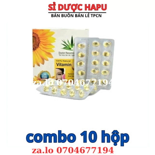 Vitamin E dưỡng da 10 vỉ x 10 viên(combo 10 hộp)