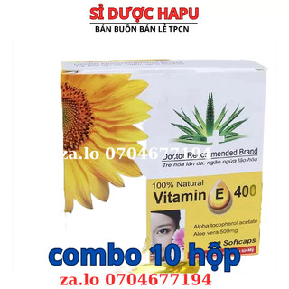 Vitamin E dưỡng da 10 vỉ x 10 viên(combo 10 hộp)