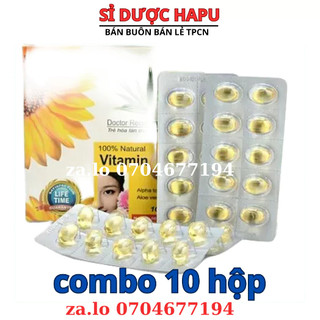 Vitamin E dưỡng da 10 vỉ x 10 viên(combo 10 hộp)