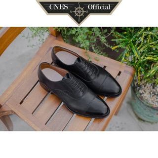 Giày tây nam kiểu dáng oxford chất liệu da bê thương hiệu cnes