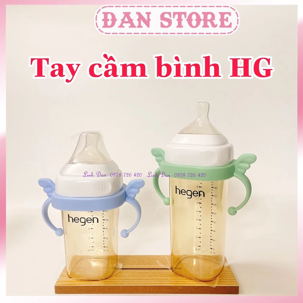 Tay cầm cho bình sữa Hegen, tay cầm bình sữa hegen bằng nhựa