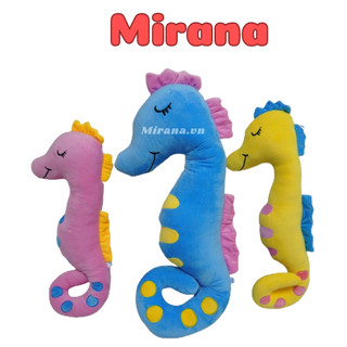Gối ôm cá ngựa bông tinh khiết, mềm mịn, dễ thương, ôm êm tay – Gấu bông Mirana