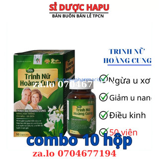 Viên uống Trinh Nữ Hoàng Cung xanh hộp 50 viên