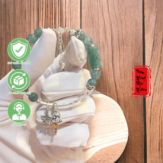 Vòng Tay cham bạc mix lu thống và đá phong thuỷ