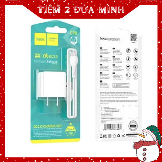 Bộ sạc type-c hoco c98 18w bảo hành 12 tháng