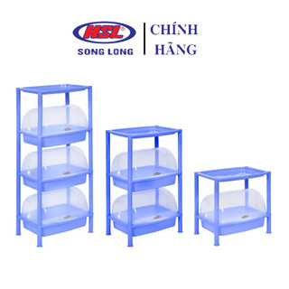 Kệ úp bát nhựa song long có lồng