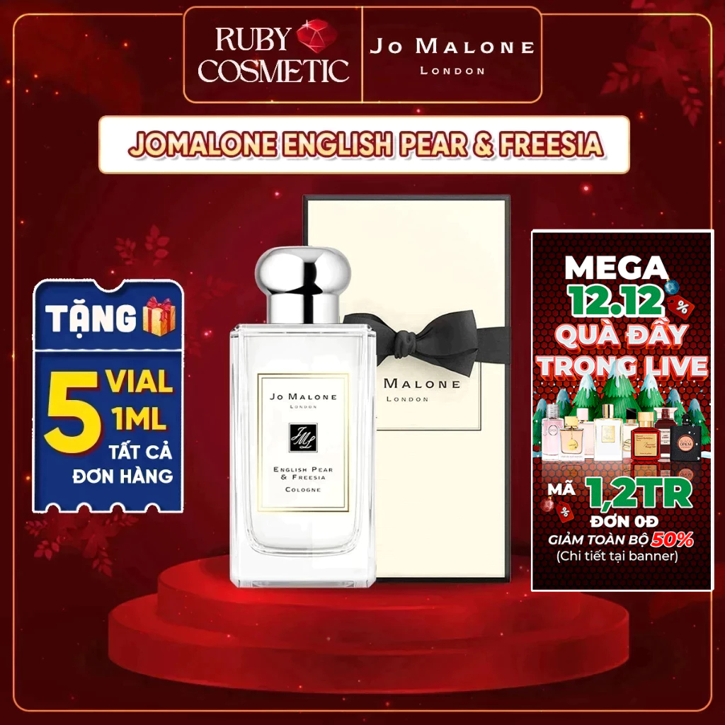 Nước hoa nữ Jo Malone English Pear & Freesia . Nhẹ nhàng, Sang trọng, Gợi cảm - Ruby Cosmetic