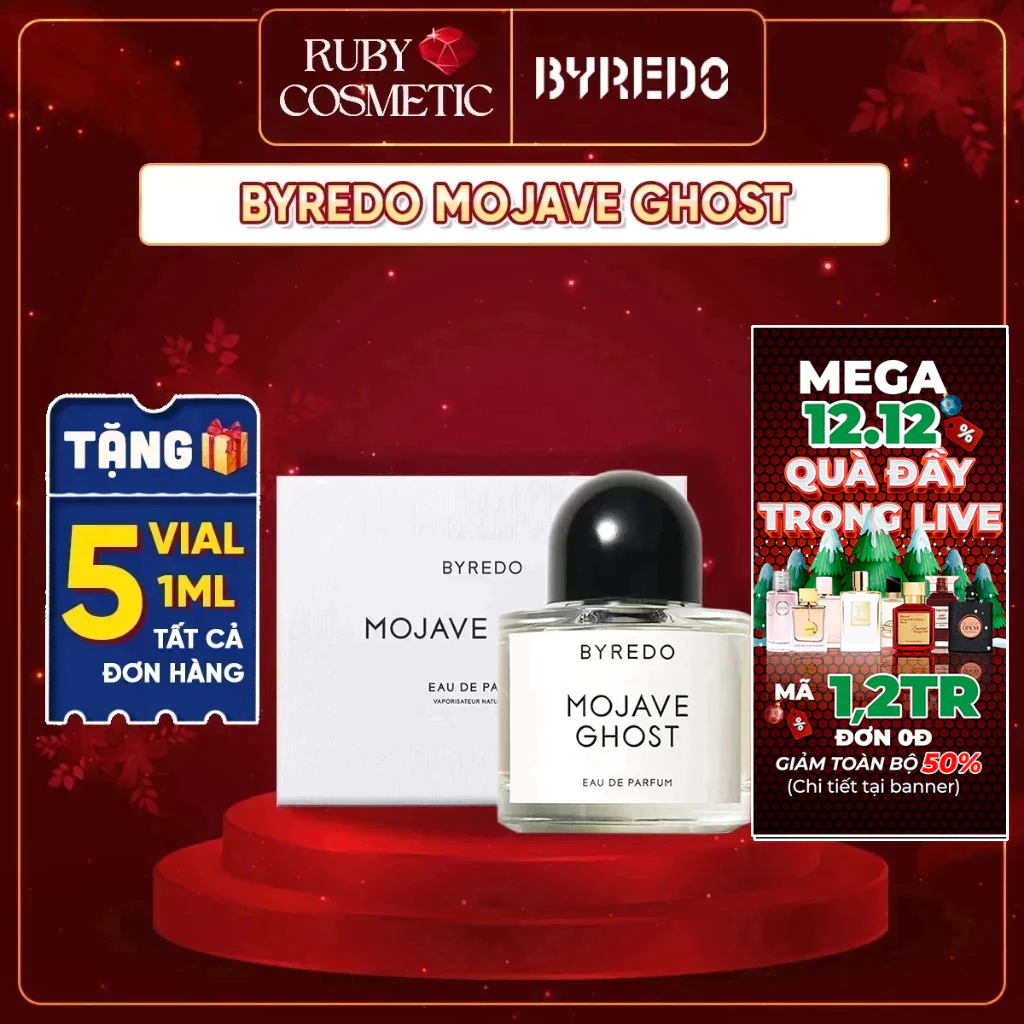 Nước hoa nữ Byredo Mojave Ghost mùi hương thơm ngát 4 mùa Rubycosmetic