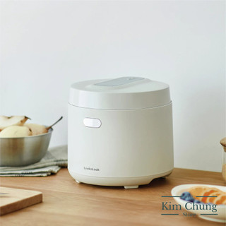 Nồi cơm điện 1 lít locknlock bianco smart rice vooker màu ngà ejr364ivy - hàng chính hãng