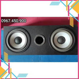 Vỏ thùng loa bass 16 cm - 1 tấc 6  làm sub kép hoặc loa full nm - sub ô tô vi tính
