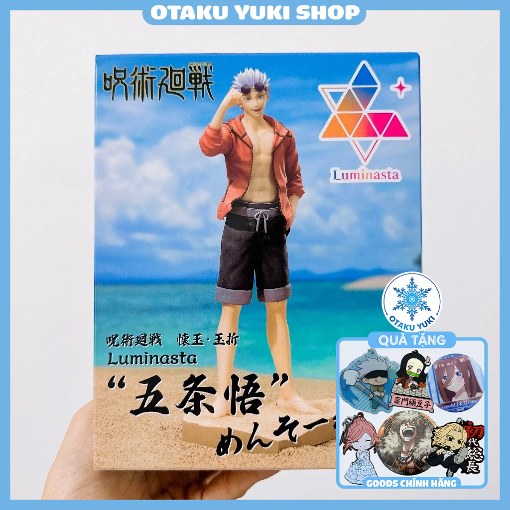 Mô Hình Gojo Satoru - Mensore!!! Luminasta Jujutsu Kaisen Figure