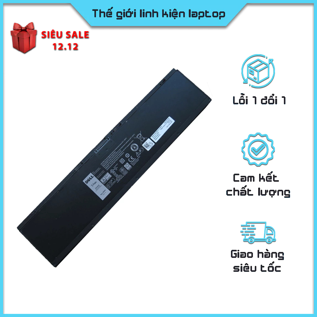 Pin laptop Dell Latitude E7440 E7450 3RNFD 34GKR F38HT T19VW PFXCR G0G2M 909H5 54WH 3RNFD  – 4 CELL