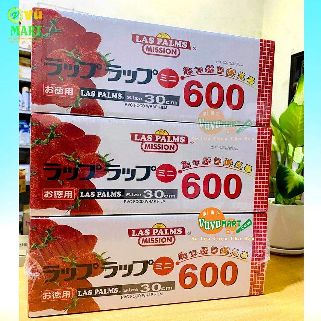 Lõi Màng Bọc Thực Phẩm LASPALMS CHÍNH HÃNG 400 và 600, Thay Thế Khi Hết Màng Hộp: Co dãn, Bám dính - Lõi vàng, dẻo dai