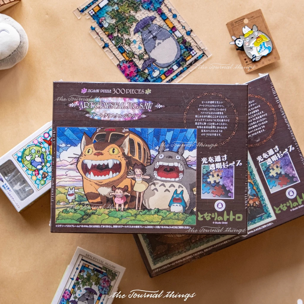 Puzzle Ensky Ghibli Crystal 300pcs (Xếp Hình Ensky Trong Suốt Tranh Ghibli 300 mảnh)