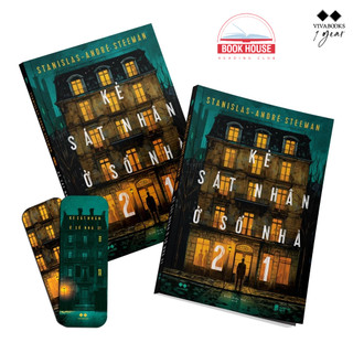 Sách tiểu thuyết, trinh thám - kẻ sát nhân ở số nhà 21 - tặng bookmark bồi bế - azvietnam - tác giả stanislas-andré ste