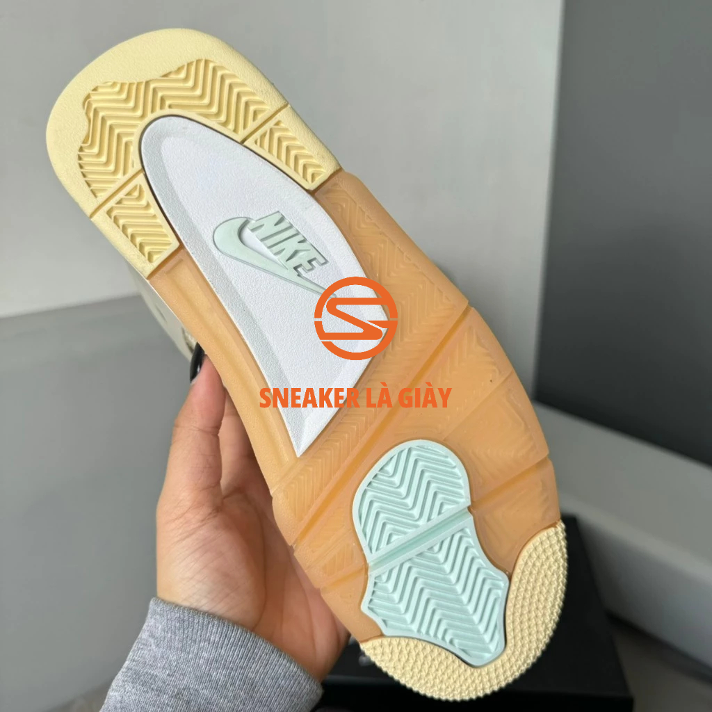 Giày Air Jordan 4 Off White Sail CV9388-100 - High Quality Fullbox