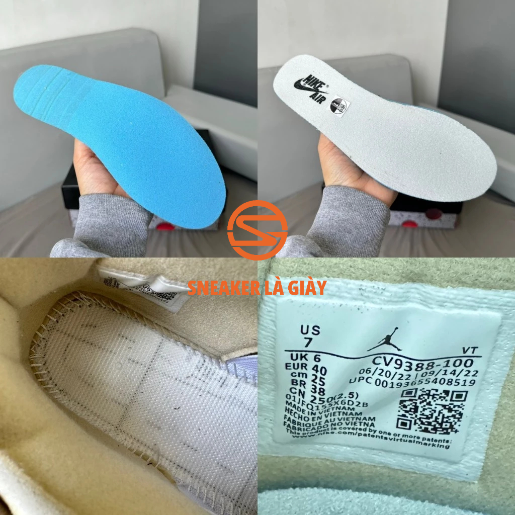 Giày Air Jordan 4 Off White Sail CV9388-100 - High Quality Fullbox