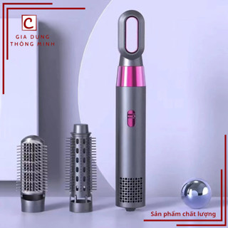 Máy sấy tóc ion âm không gây xơ tóc , máy uốn tóc xoăn tự động có đầu thay, máy tạo kiểu tóc 3 trong 1