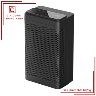 Quạt sưởi gốm, máy sưởi để bàn thiết kế nhỏ gọn có màn hình led hiển thị nhiệt độ thông minh