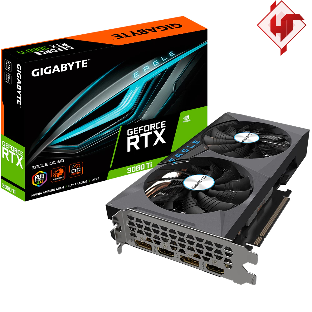 Card màn hình VGA Gigabyte GeForce RTX 4060 EAGLE OC 8GB (GV-N4060EAGLE OC-8GD)
