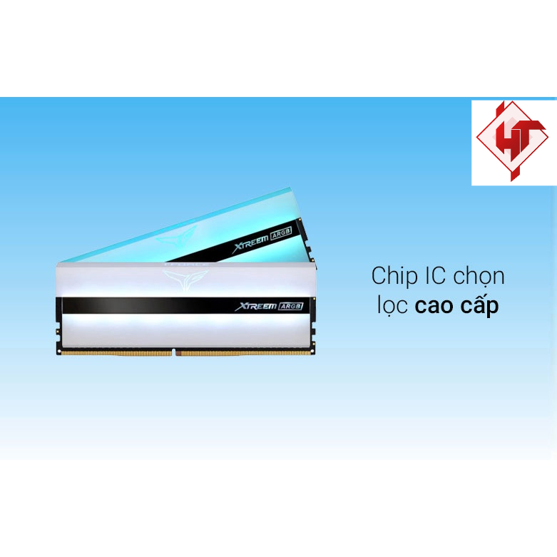 Ram Máy Tính TeamGroup T-Force XTreem ARGB White 16GB / 32GB DDR4