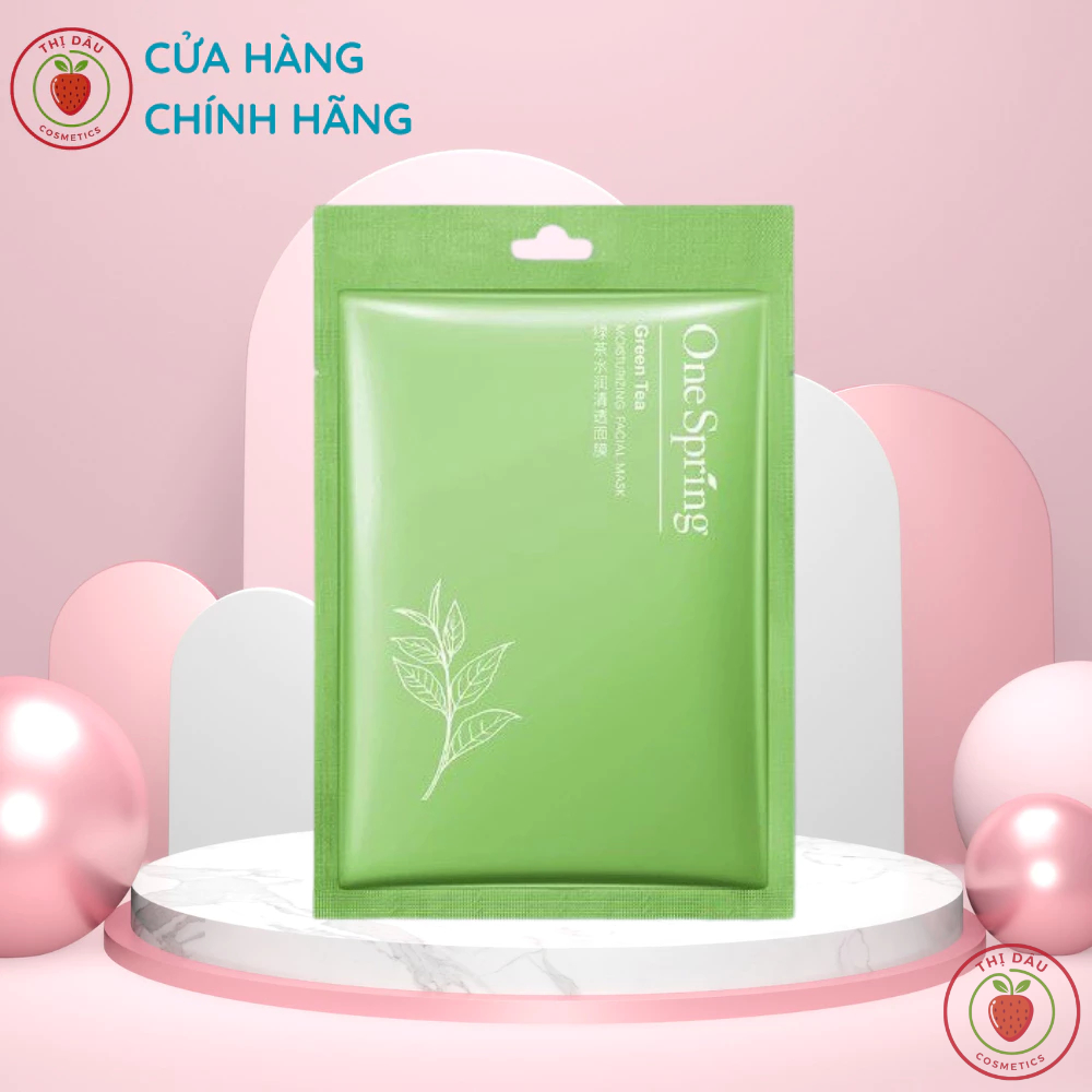 Mặt Nạ Trà Xanh MASK Cấp Ẩm Giảm Mụn Kiềm Dầu Se Khít Lỗ Chân Lông MN5