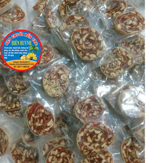 Kẹo chuối cuộn tròn đậu phộng Bến Tre 500g