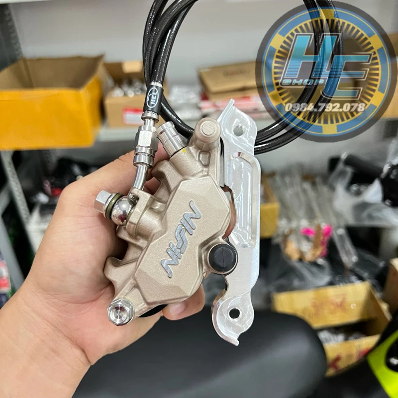 Pát CNC Nissin 2 Pis Gắn Fu Led/Wave S110 Đĩa 220mm