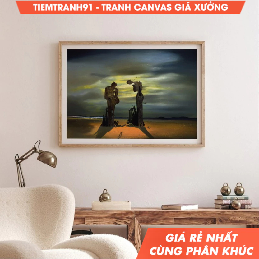 Tranh treo tường, Salvador Dali Poster, Archeological Reminiscence of Millet’s Angelus - 1933, Museu