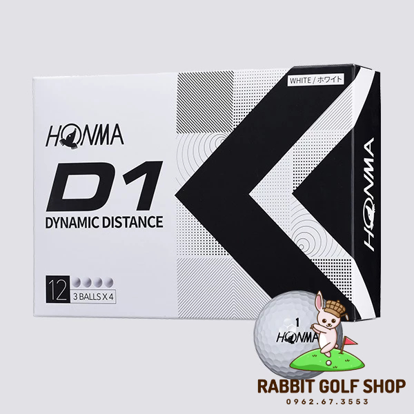 Bóng golf Honma D1 mới 100% - Hộp 12 quả bóng Golf Honma hàng nhập khẩu