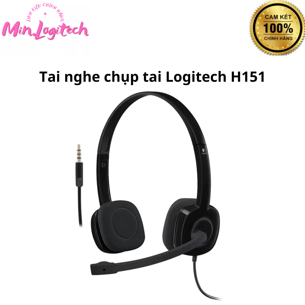 Tai nghe Logitech Stereo Headset H151 - Sản Phẩm Chính Hãng