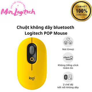 Chuột không dây bluetooth Logitech POP Mouse - Sản Phẩm Chính Hãng