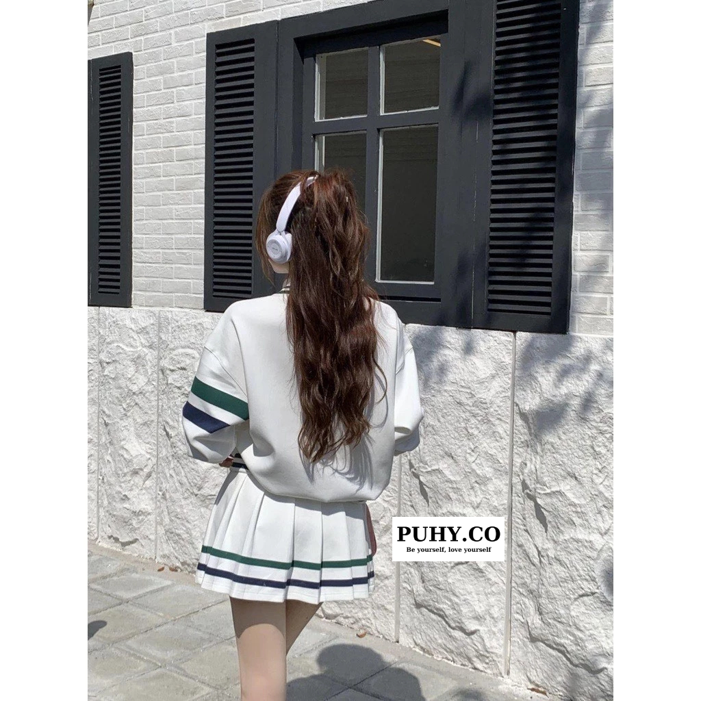 Set nỉ GS chân váy xòe siêu xinh - ảnh thật