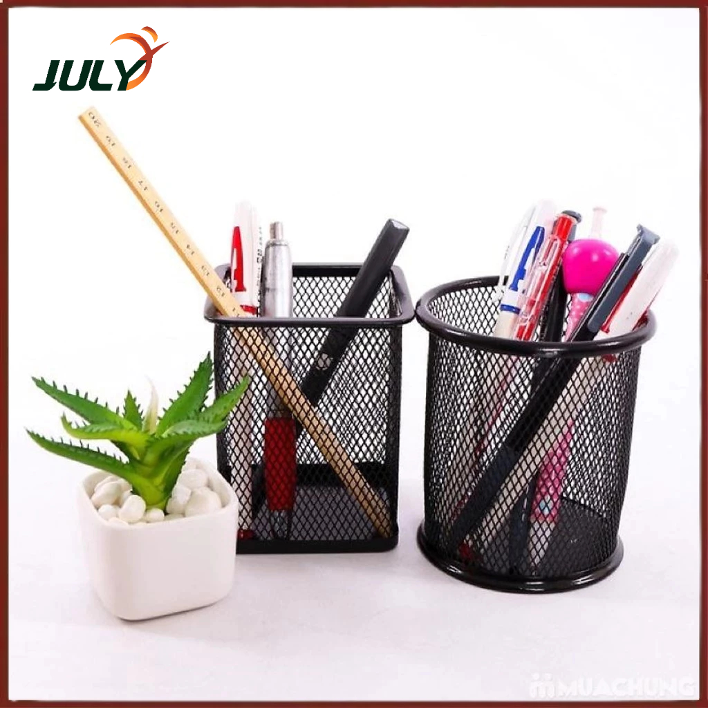 Giỏ Đựng Bút Văn Phòng Lưới Sắt Đa Năng