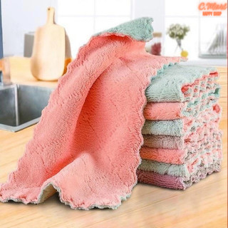Khăn lau cotton đa năng nhà bếp, bát đĩa, cốc chén