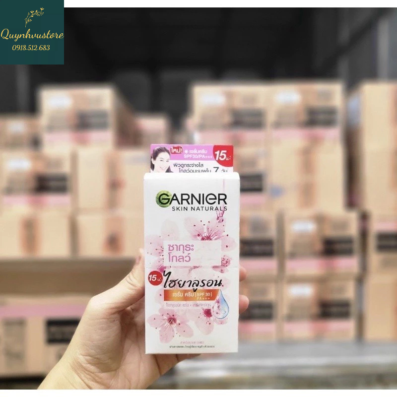 HỘP 6 GÓI KEM DƯỠNG DA CAO CẤP GARNIER HÀNG THÁI LAN