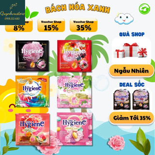 Nước xả vải hygiene gói 20ml hàng nội địa thái lan thơm lâu mềm vải