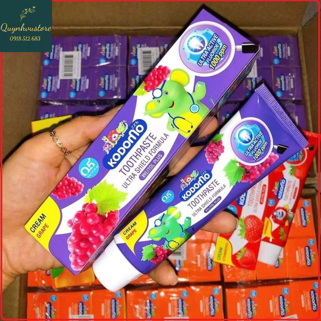 Kem Đánh Răng Kodomo cho trẻ em Hàng Thái Lan