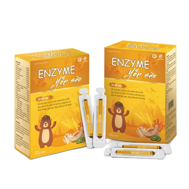 ENZYME YẾN SÀO ỐNG Dùng Cho Trẻ Dưới 1 Tuổi Hộp 20 ống x 10ml