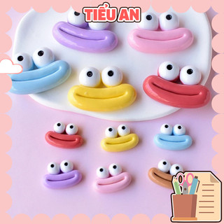 Charm slime/ dụng cụ charm trang trí mặt cười xinh xắn - giá 1 charm