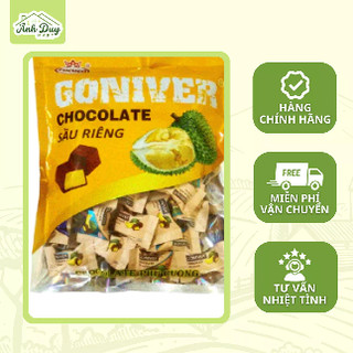 Kẹo Goniver Chocolate Sầu Riêng Phú Cường 320gr Thơm Ngon, Ngọt Ngào