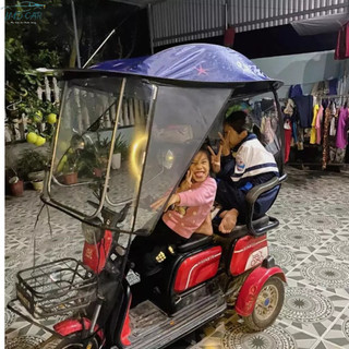 mái che xe 3 bánh,2 bánh ,xe thương binh, xe đạp , xe máy 2 bánh LOẠI TO