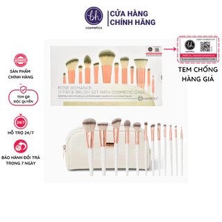 Bộ Cọ Trang Điểm Bh Cosmetics Rose Romance 12 Piece Brush Set