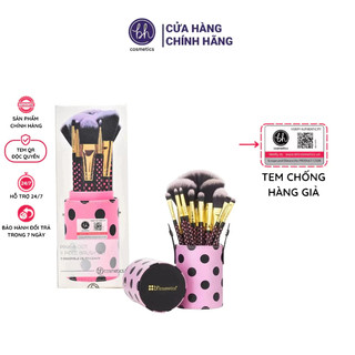 Bộ cọ BH Cosmetics 11 Pcs Pink A Dot Brush Set