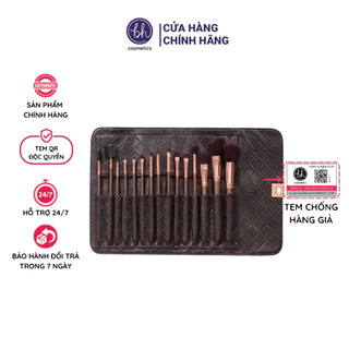 Bộ Cọ Trang Điểm 15 Cây Kèm Túi Bh Cosmetics Rose Gold 15 Piece Brush Set