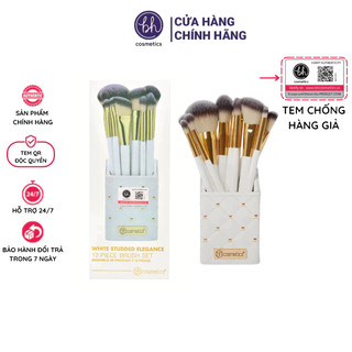 Bộ Cọ BH Cosmetics White Studded Elegance 12 Cây