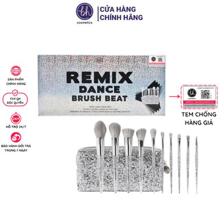 Bộ Cọ 10 Cây BH Cosmetics Kèm Túi Đựng Remix Dance Brush Beat
