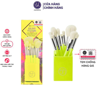 Bộ cọ cá nhân BH Cosmetics Color Festival 12 Piece Brush Set