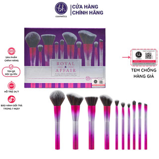 BH Cosmetics Bộ Cọ Cá Nhân 10 Cây Royal Affair Brush Set
